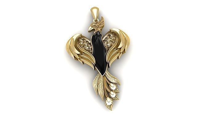 Eagle Pendant 3d printable Model 3D print model