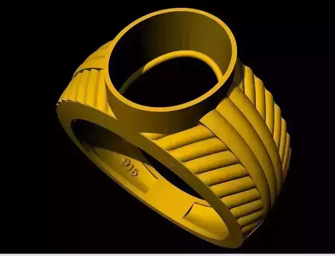 Gents Ring 3dm file
