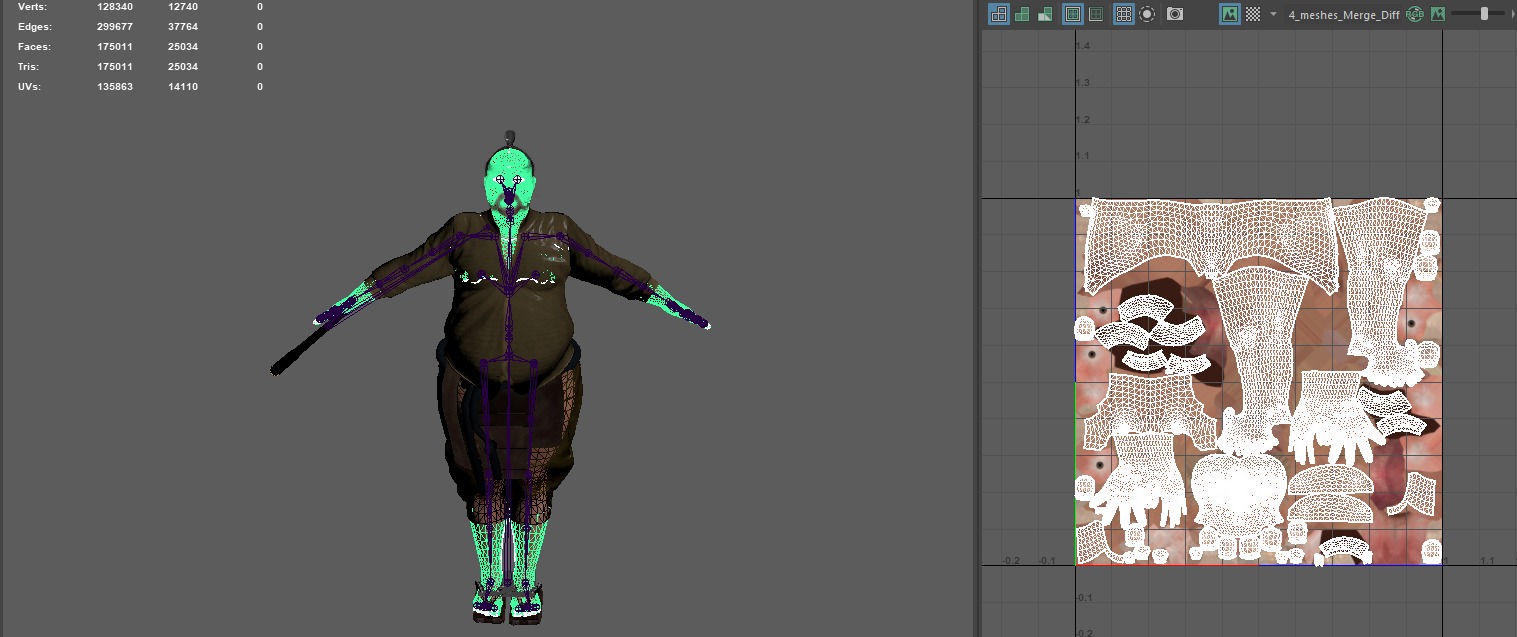 3D REALISTIC ASIAN MALE CHARACTER - OLD JAPANESE KUNGFU OUTFIT Low-poly 3D model_16