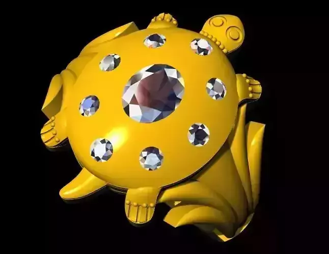 Tortoise Ring 3dm file