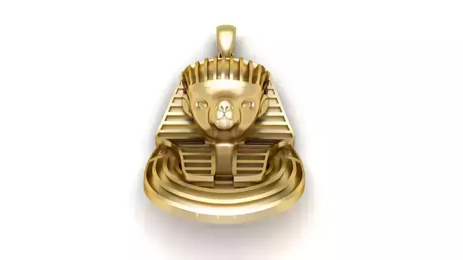 Men Fashion Pharaoh Pendant 3d Printable Model