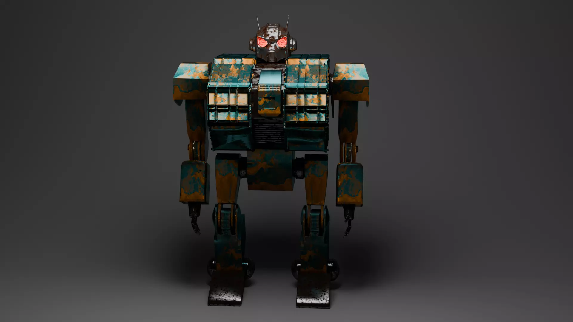 Highly Detailed Robot 3D model_0