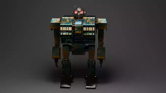 Highly Detailed Robot 3D model