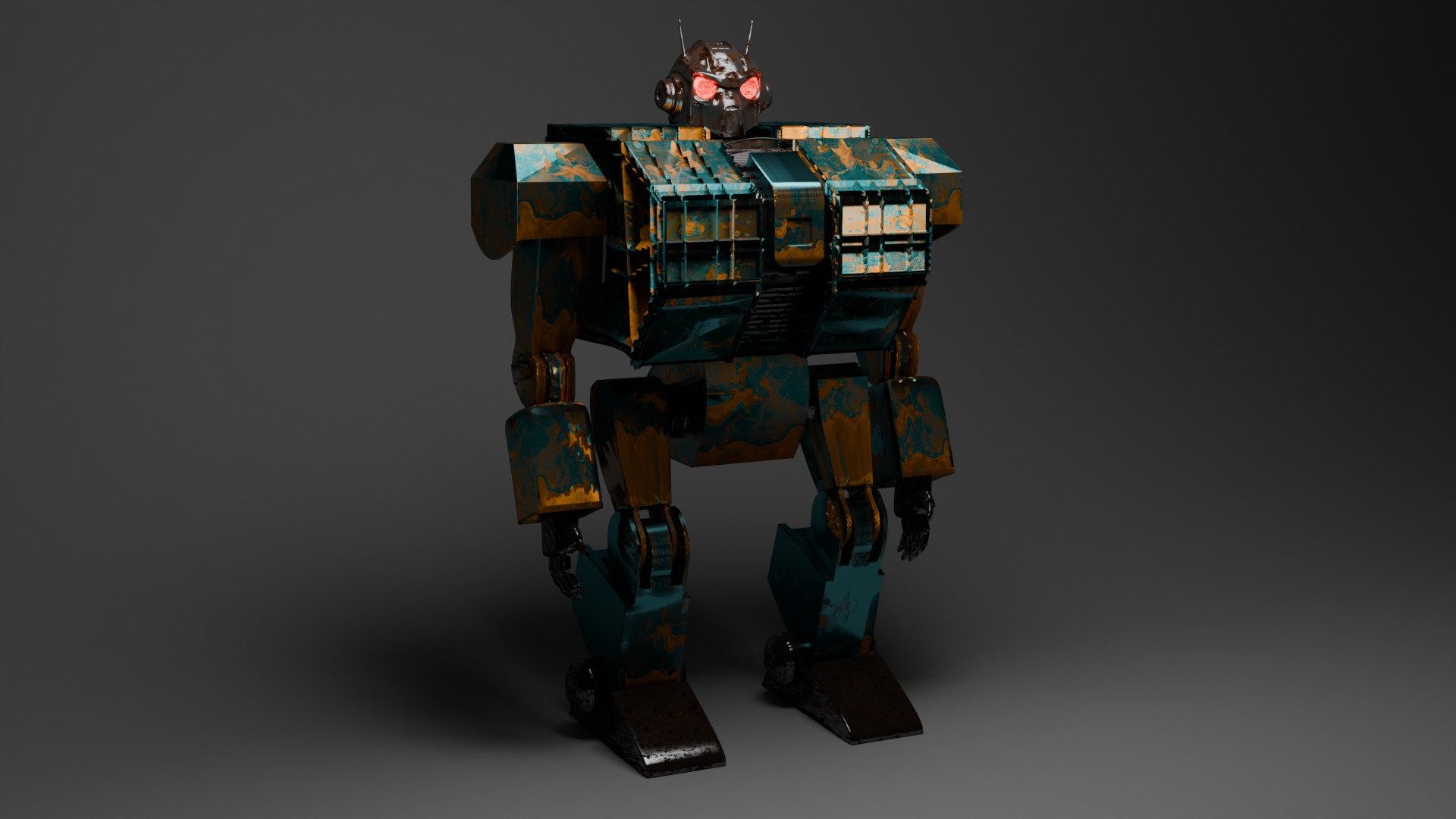 Highly Detailed Robot 3D model_1