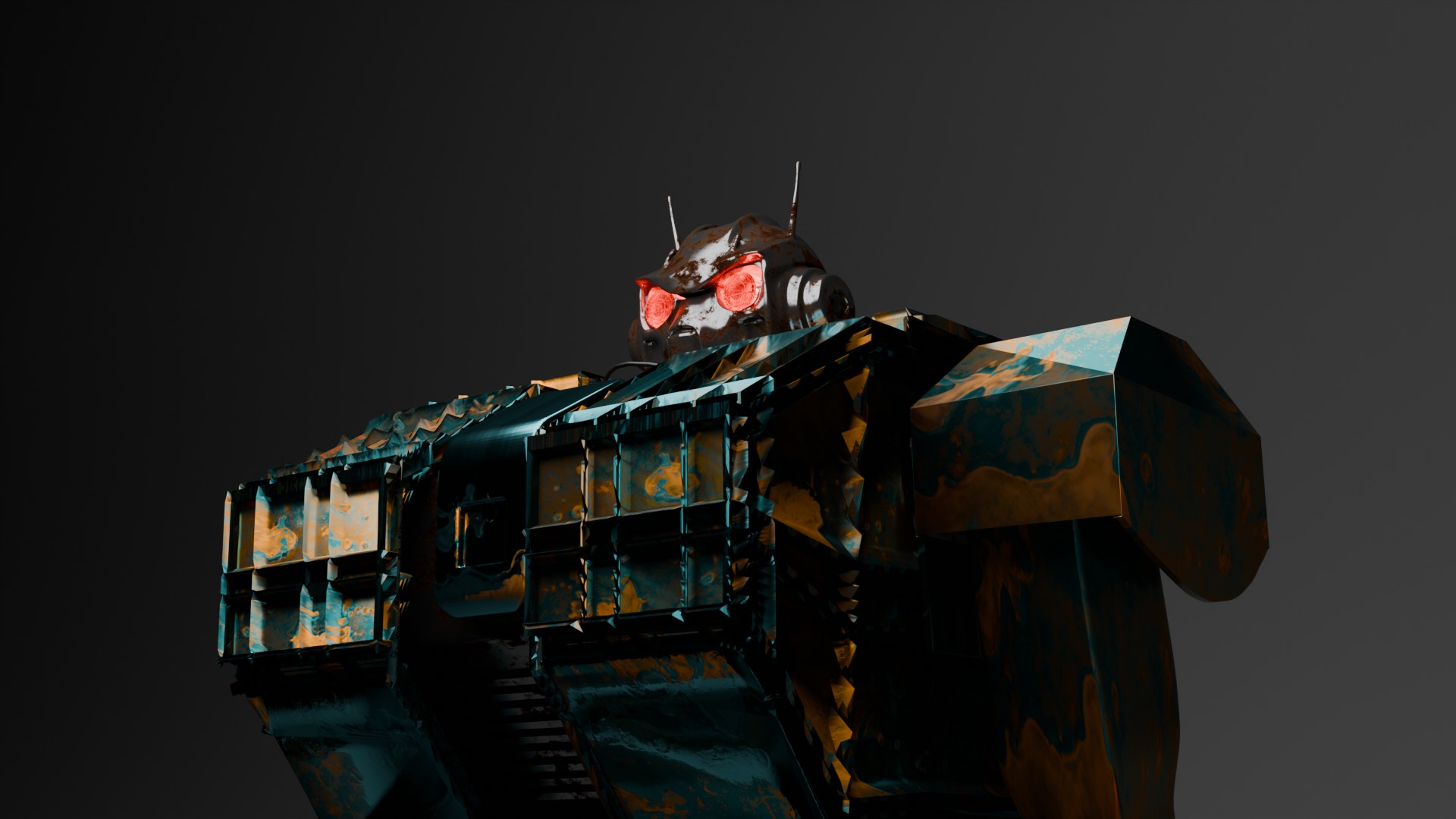 Highly Detailed Robot 3D model_6