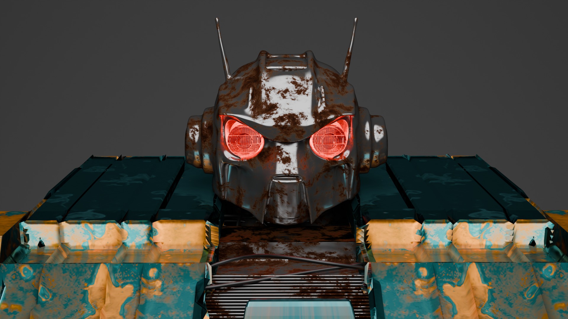 Highly Detailed Robot 3D model_5