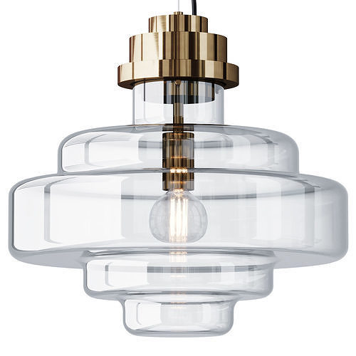 Pendant lamp By KAISHI Low-poly 3D model