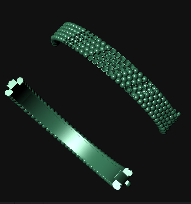 bracelet 3D print model_24