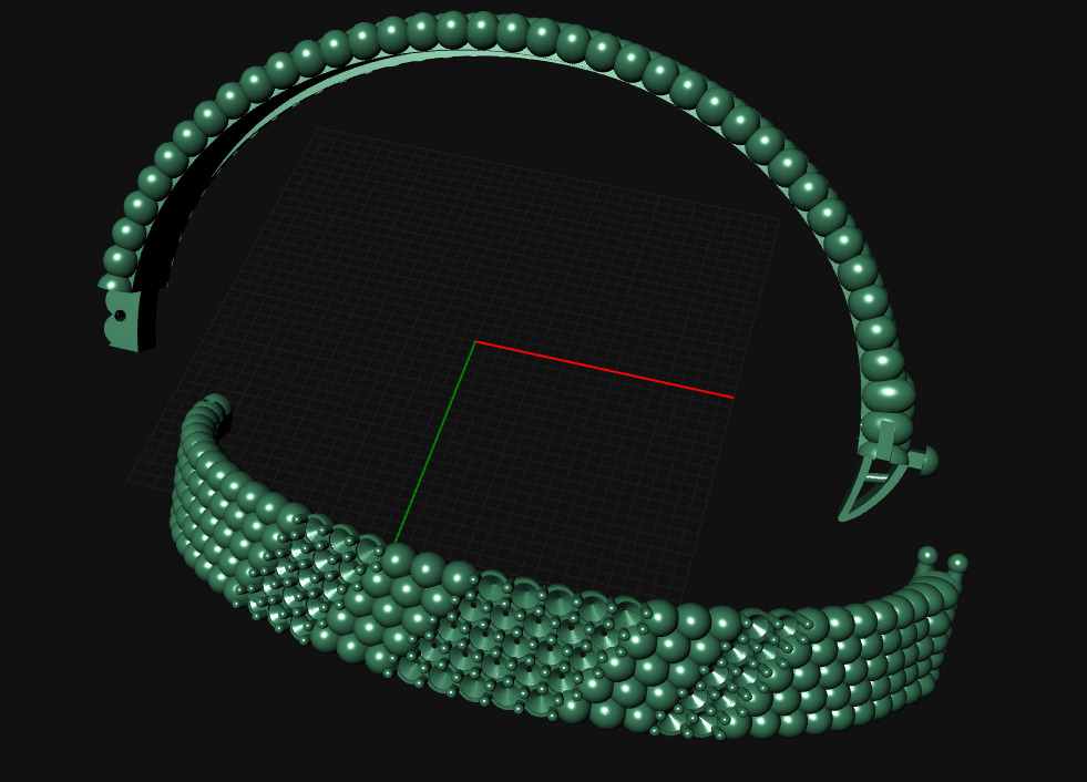 bracelet 3D print model_25