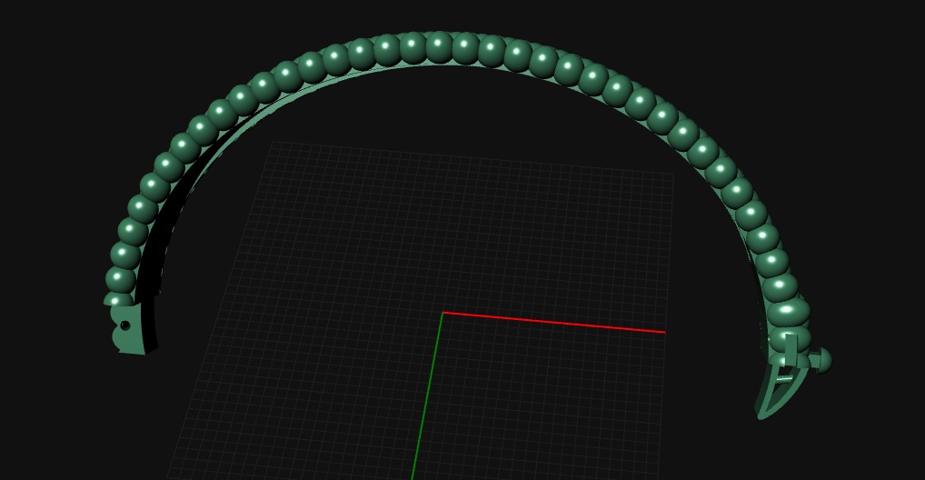 bracelet 3D print model_3