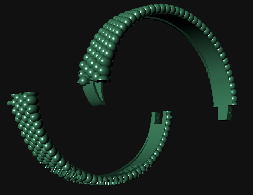 bracelet 3D print model_21