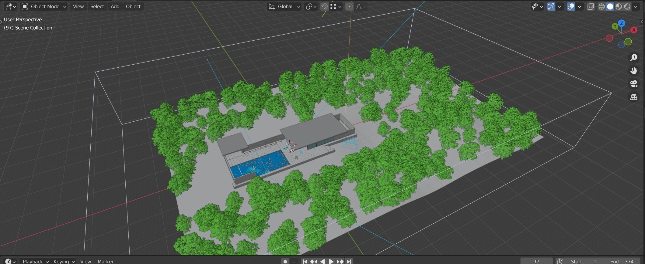 Barcelona Pavilion Free 3D model_6
