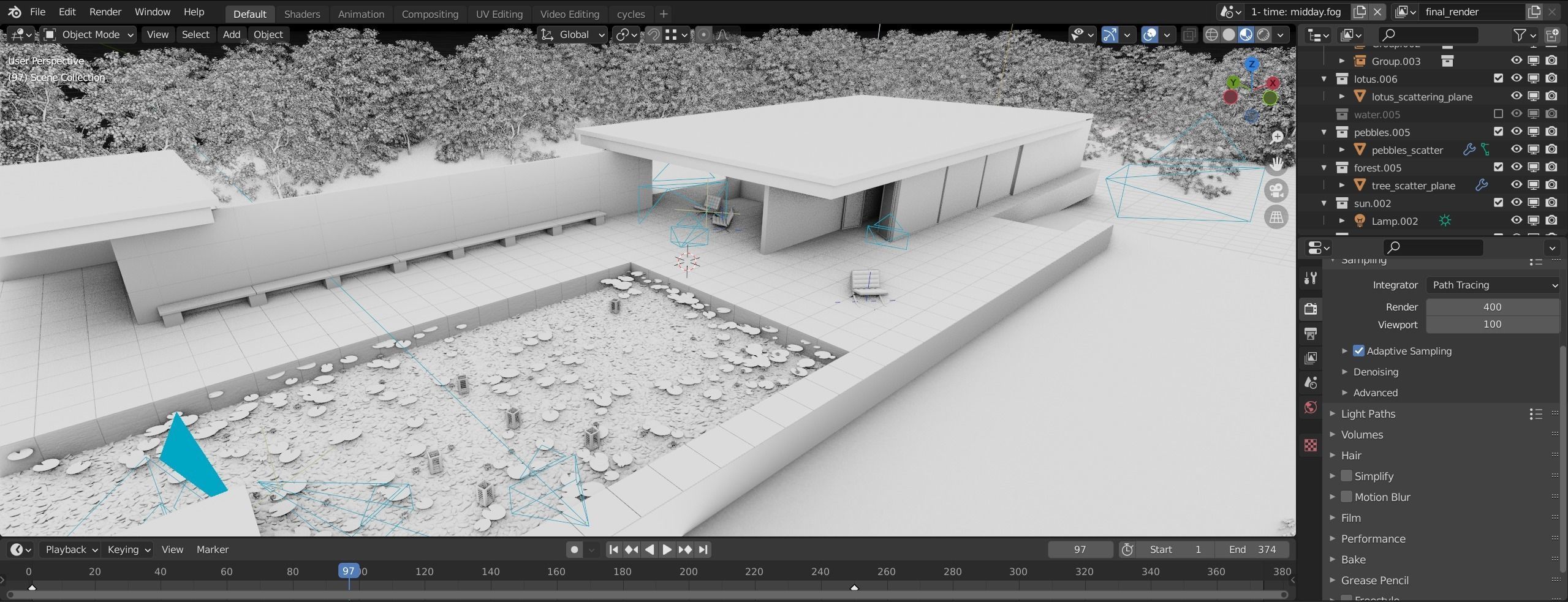 Barcelona Pavilion Free 3D model_10