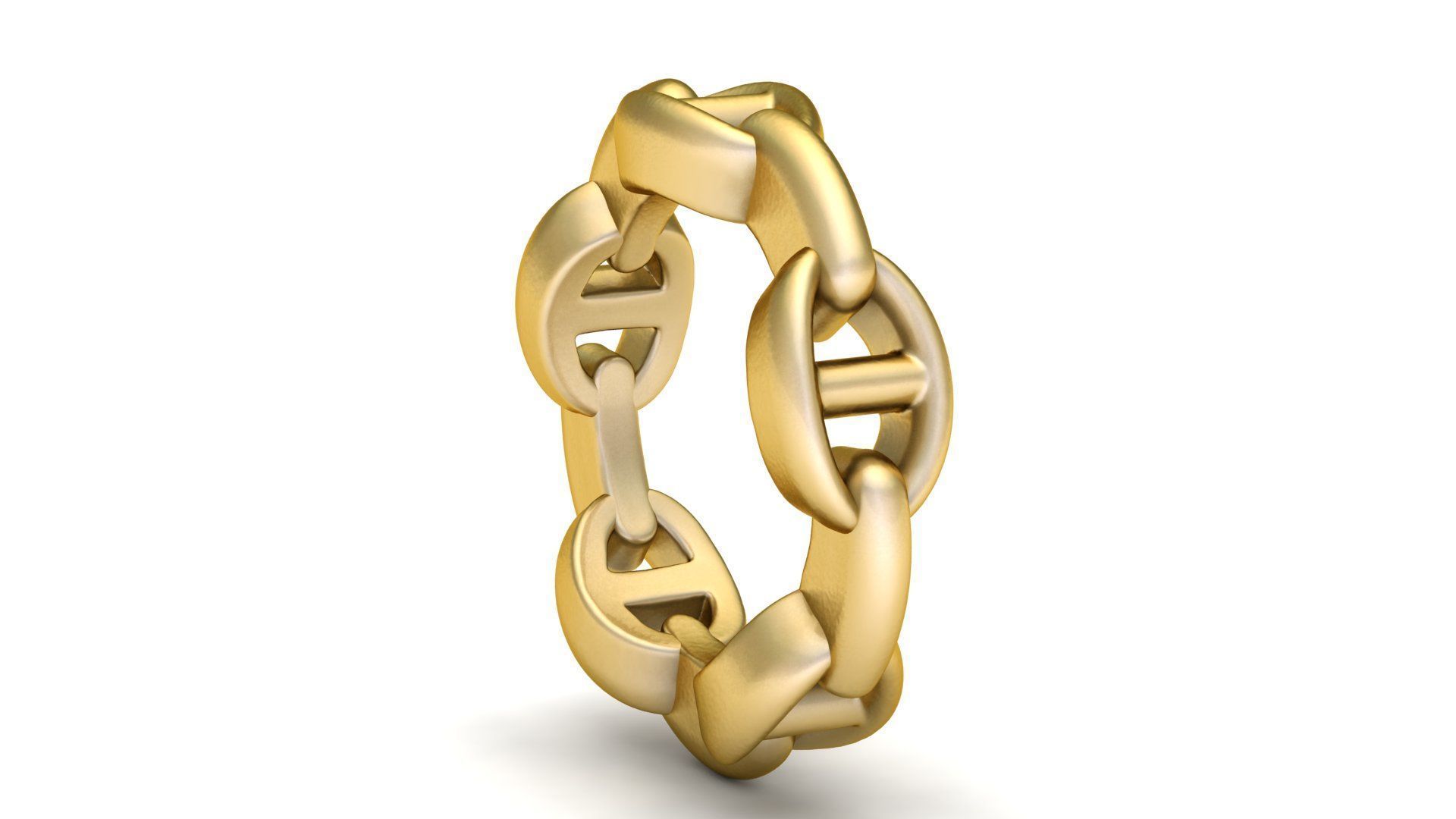 Chain ring for men Fashion 3d printable Model 3D print model_3