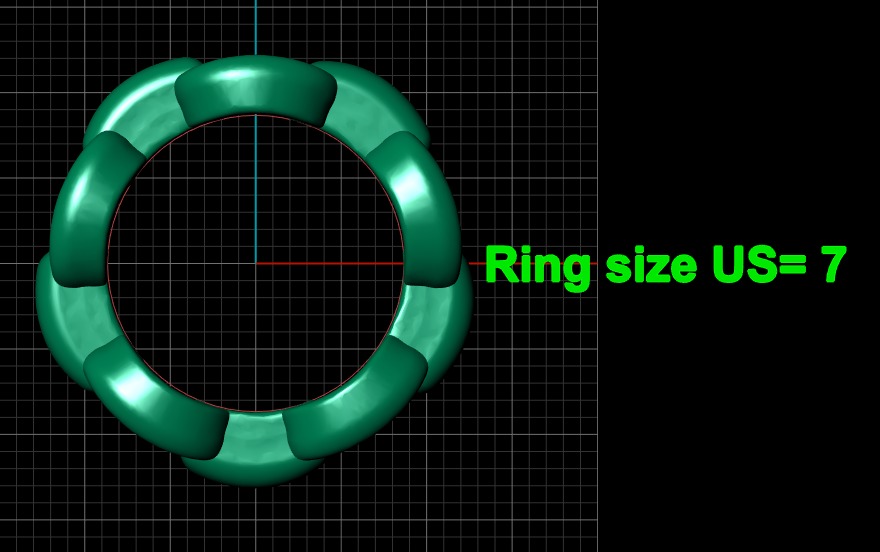 Chain ring for men Fashion 3d printable Model 3D print model_5