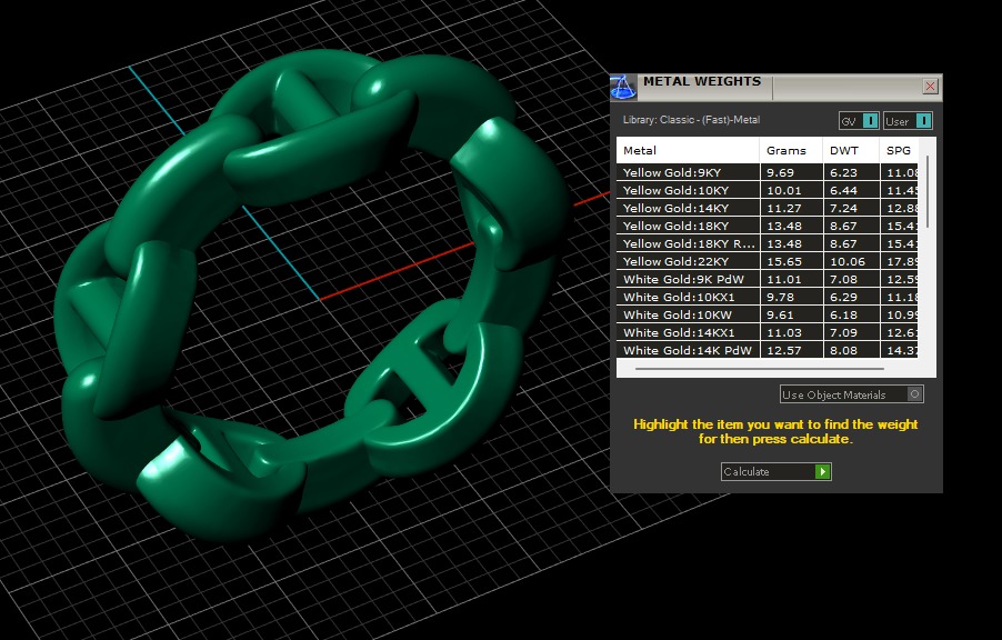 Chain ring for men Fashion 3d printable Model 3D print model_2