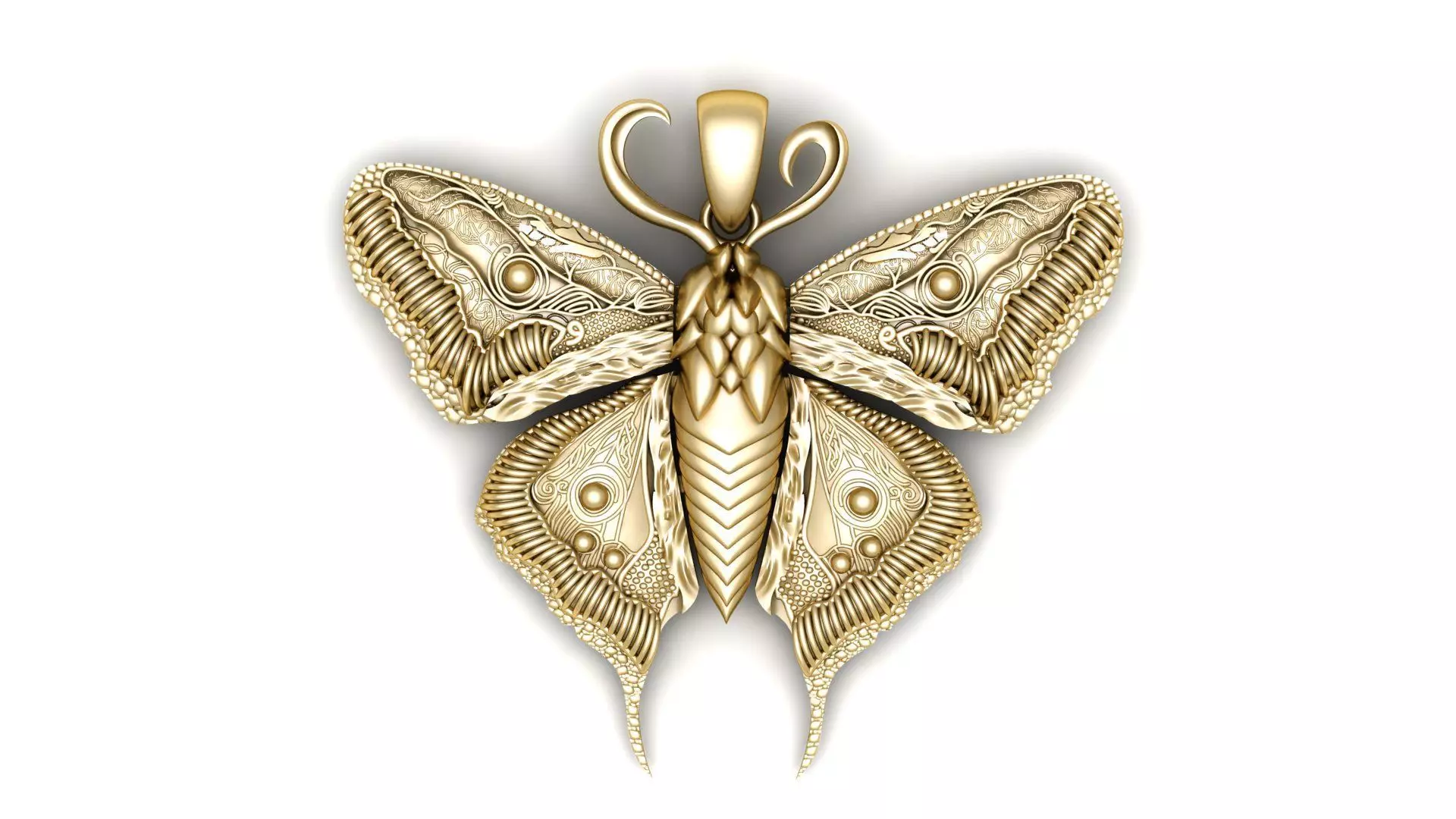 Butterfly Pendant 3d Printable Model 3D print model