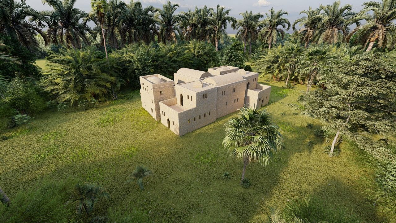 traditional house-Vilage in forest-old house 3D model_13