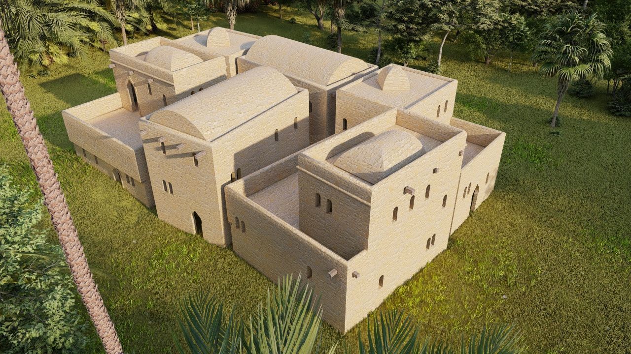 traditional house-Vilage in forest-old house 3D model_12