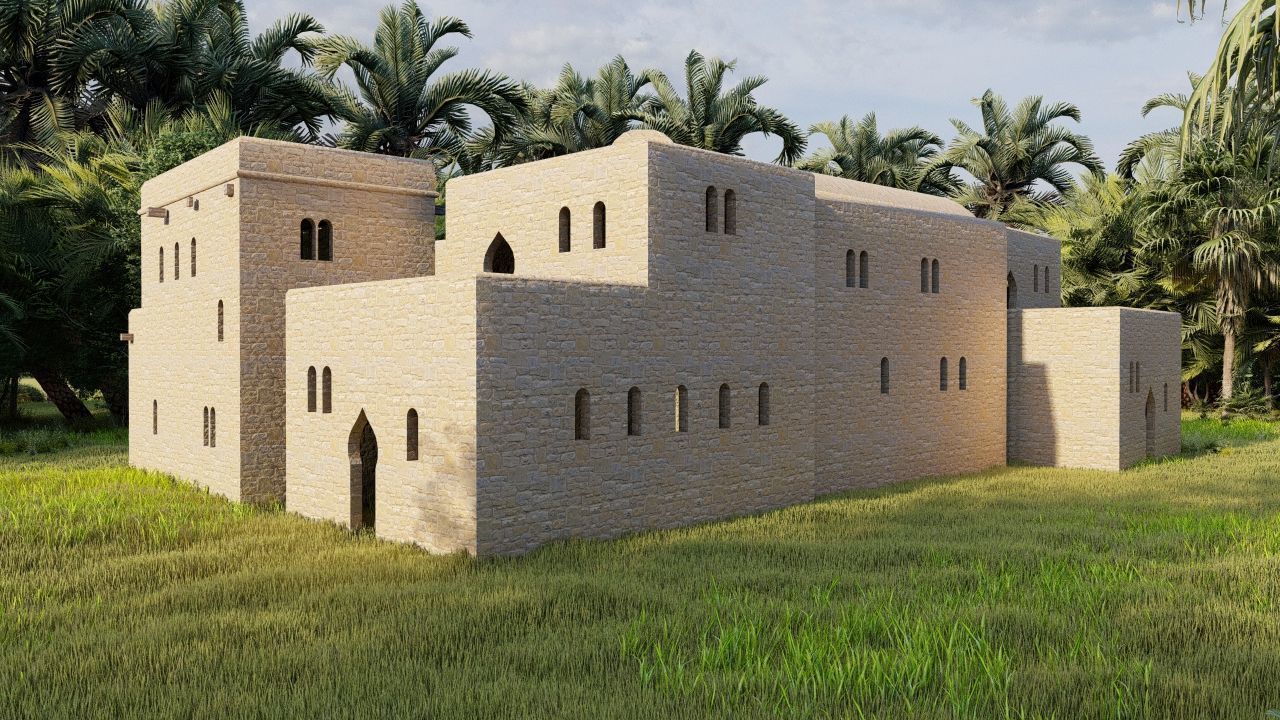 traditional house-Vilage in forest-old house 3D model_15