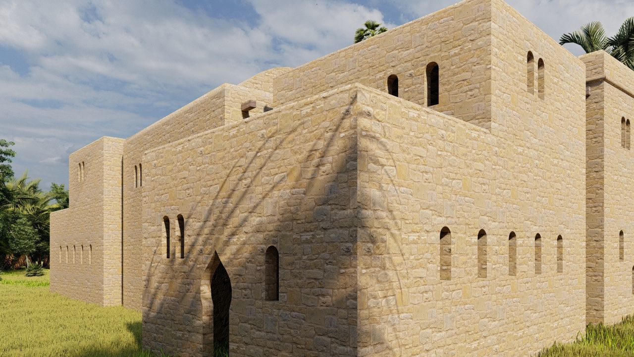 traditional house-Vilage in forest-old house 3D model_17