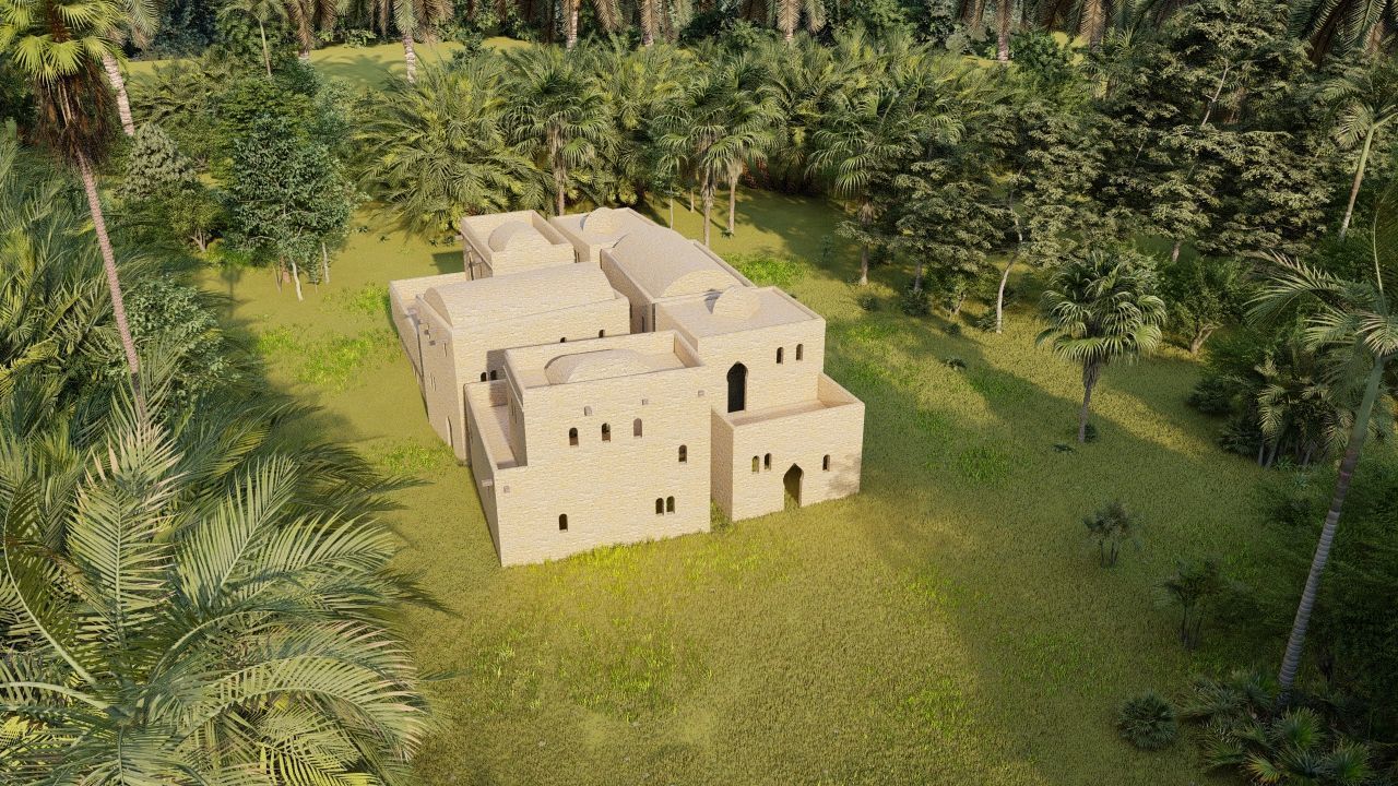 traditional house-Vilage in forest-old house 3D model_16