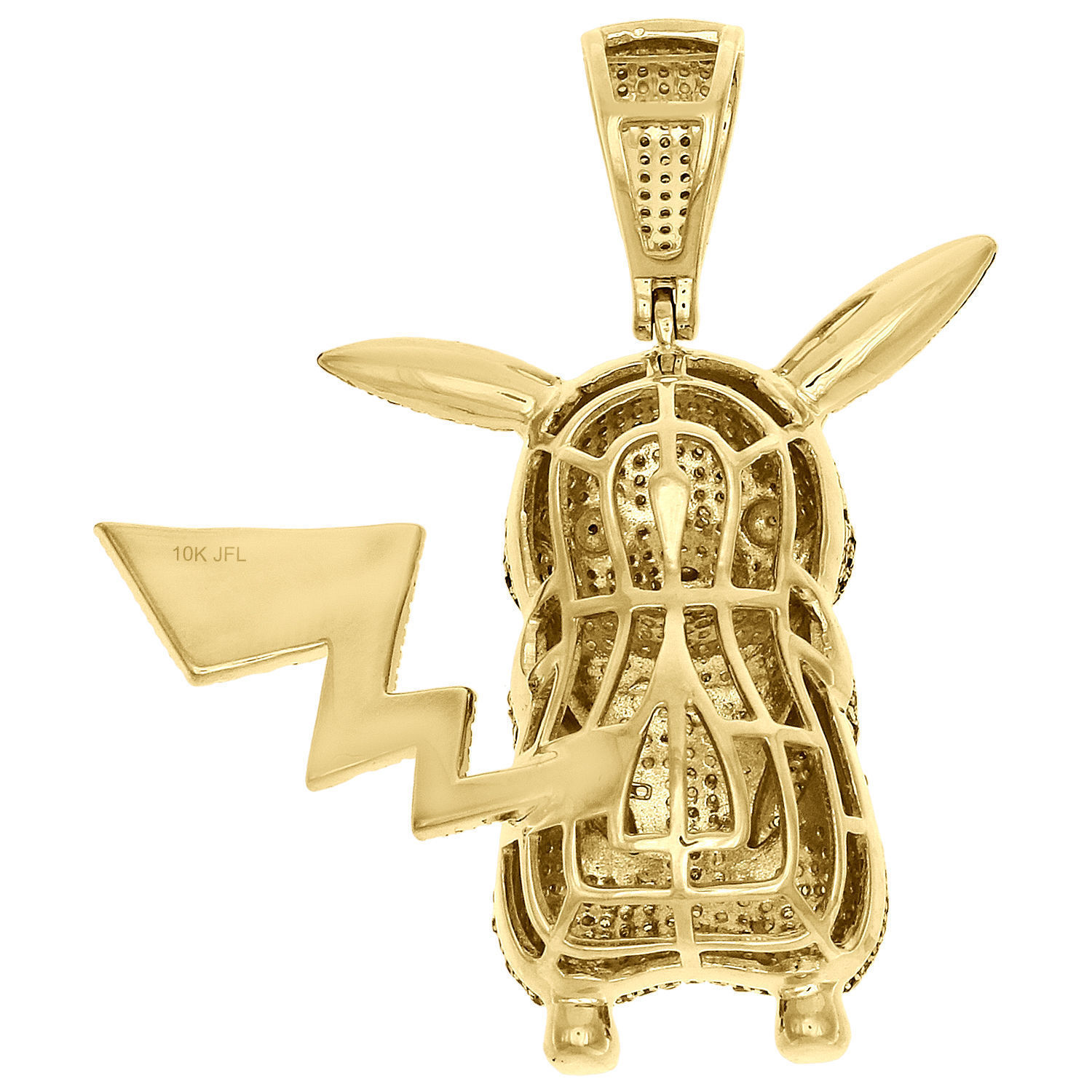 Pikachu Diamond Pendant 3D print model_8