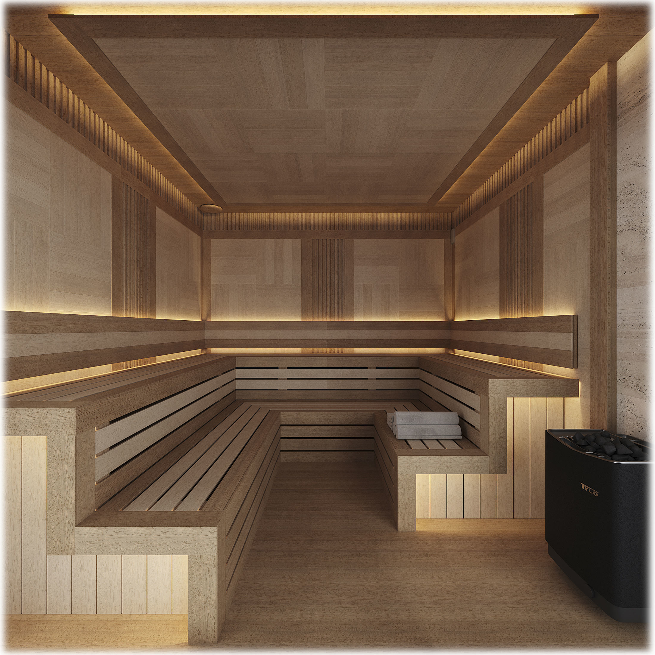 SAUNA 3D model_2