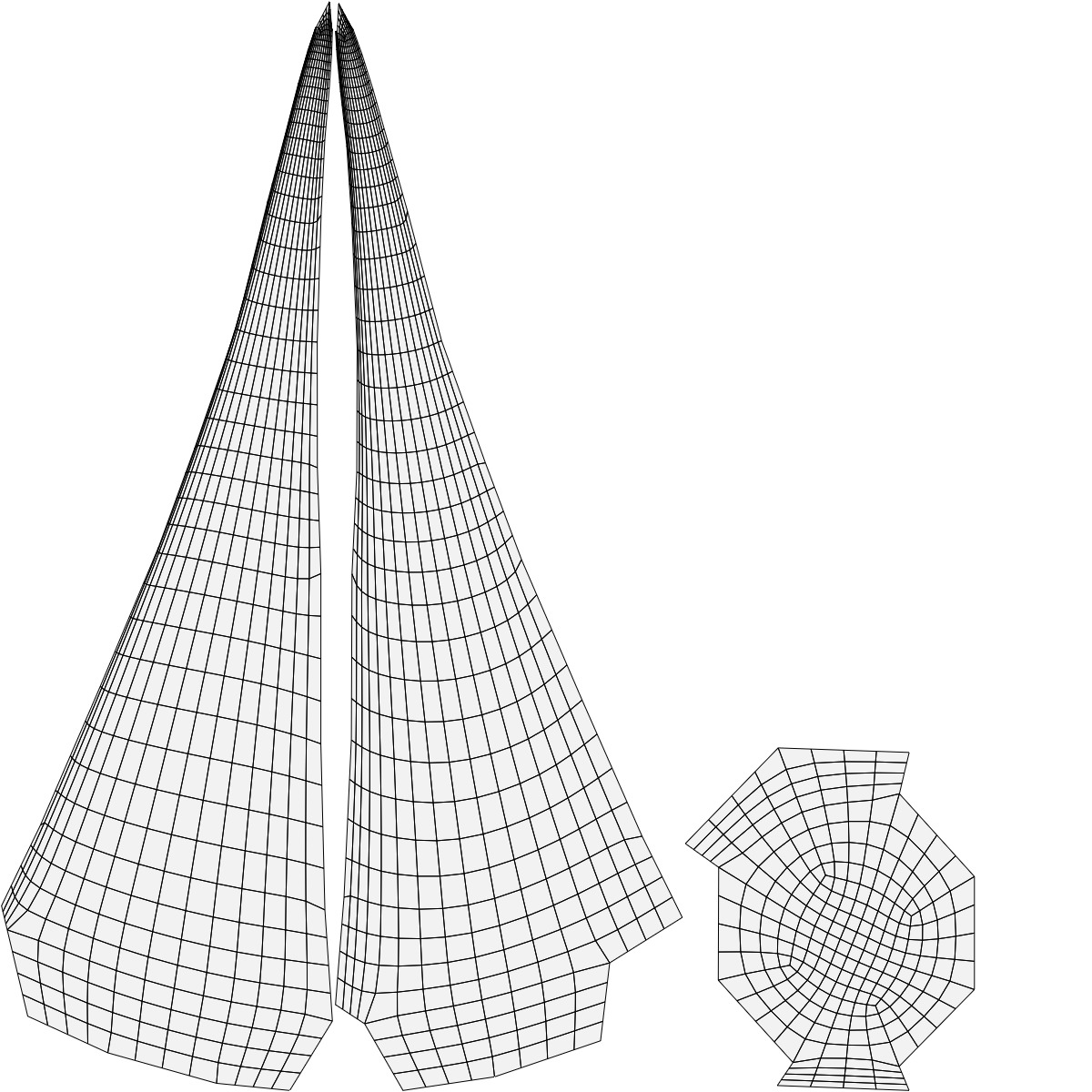 Flu Influenza Molecule 3D model_7