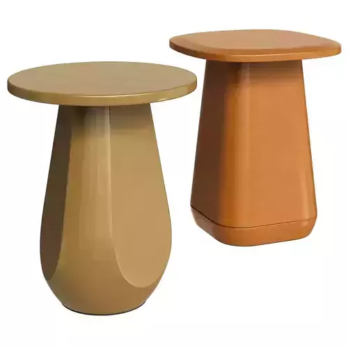 Terrell and Stein side tables by Lulu and Georgia