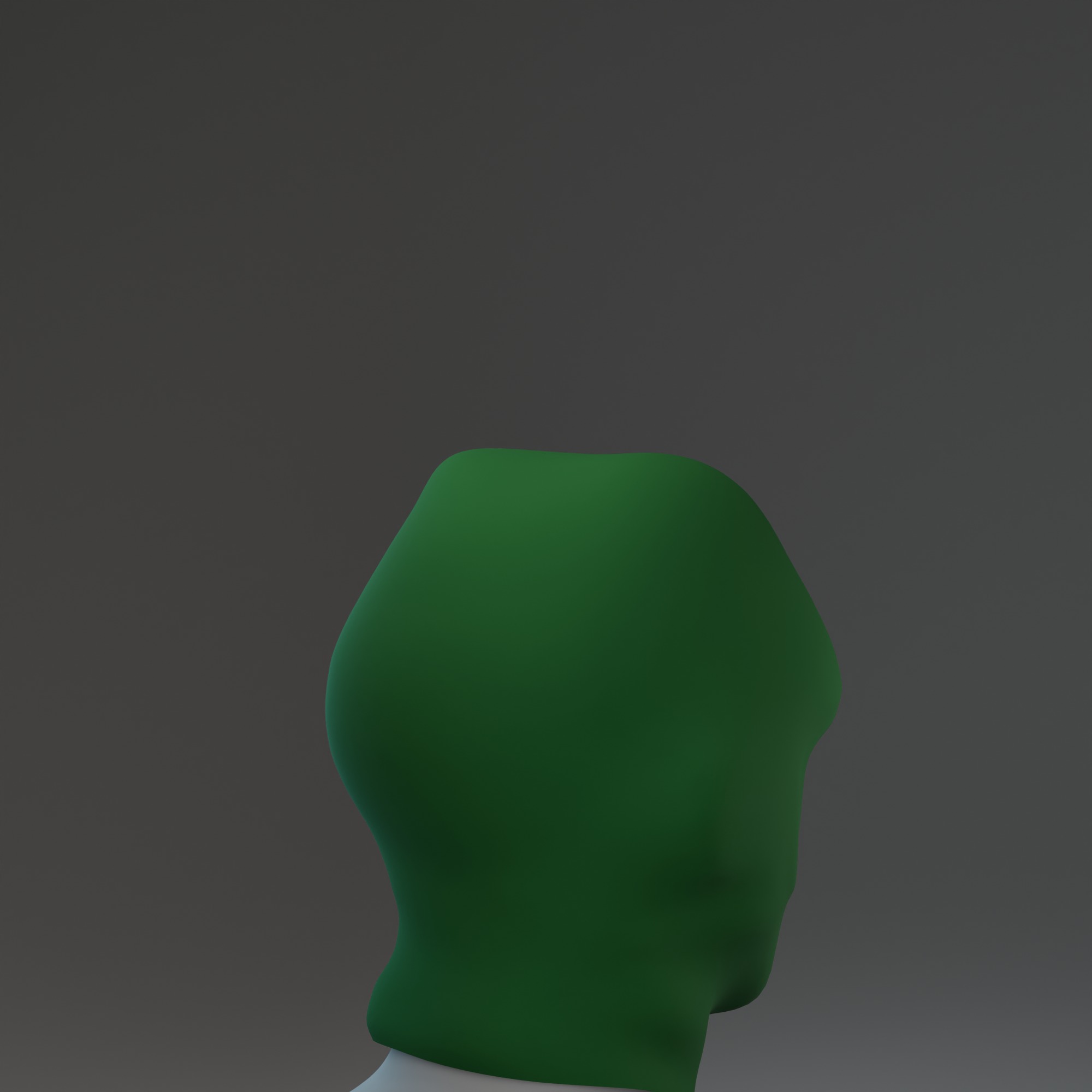 Black Balaclava Mask 3D Model Low-poly 3D model_3