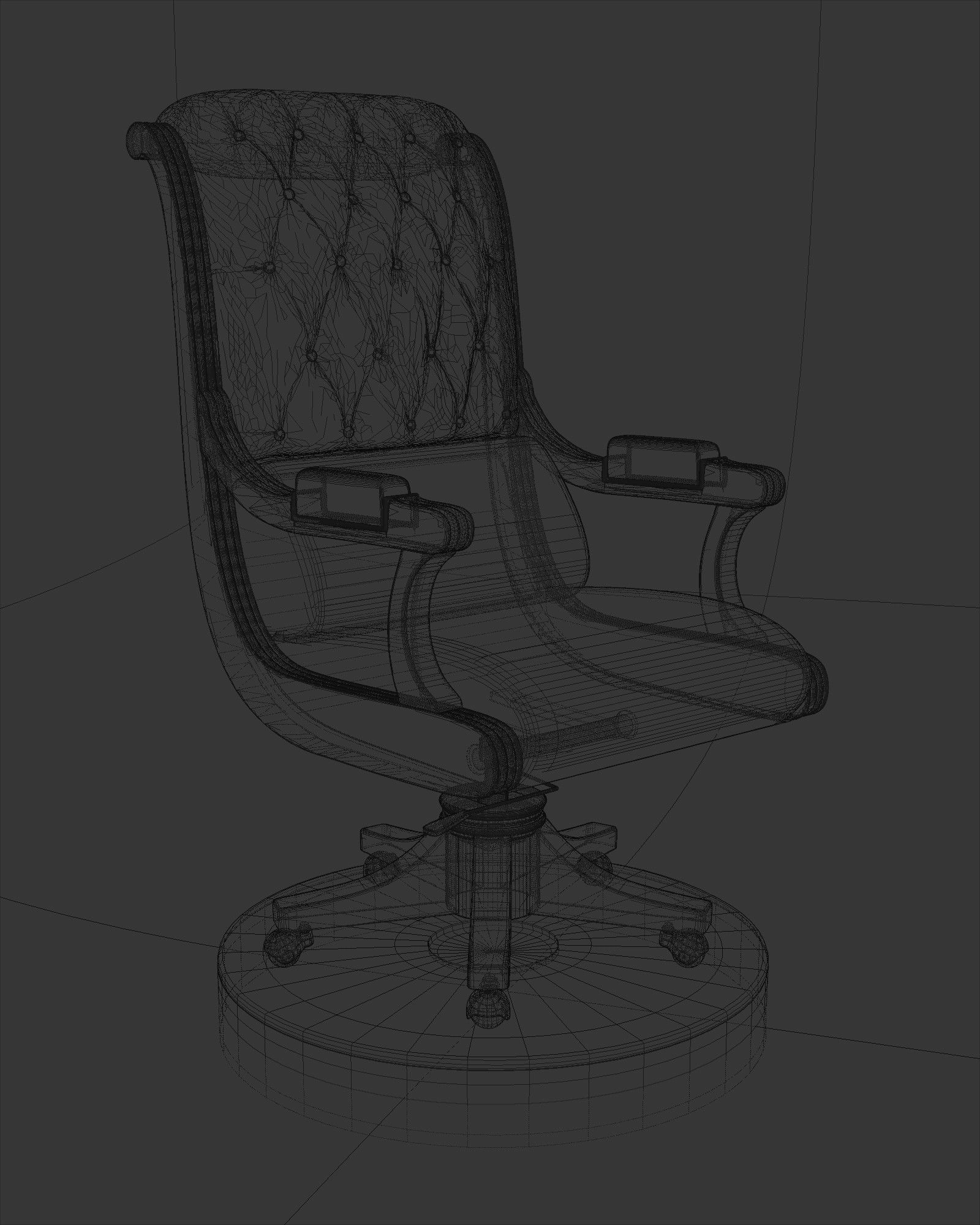 Classic Chair 3D model_3