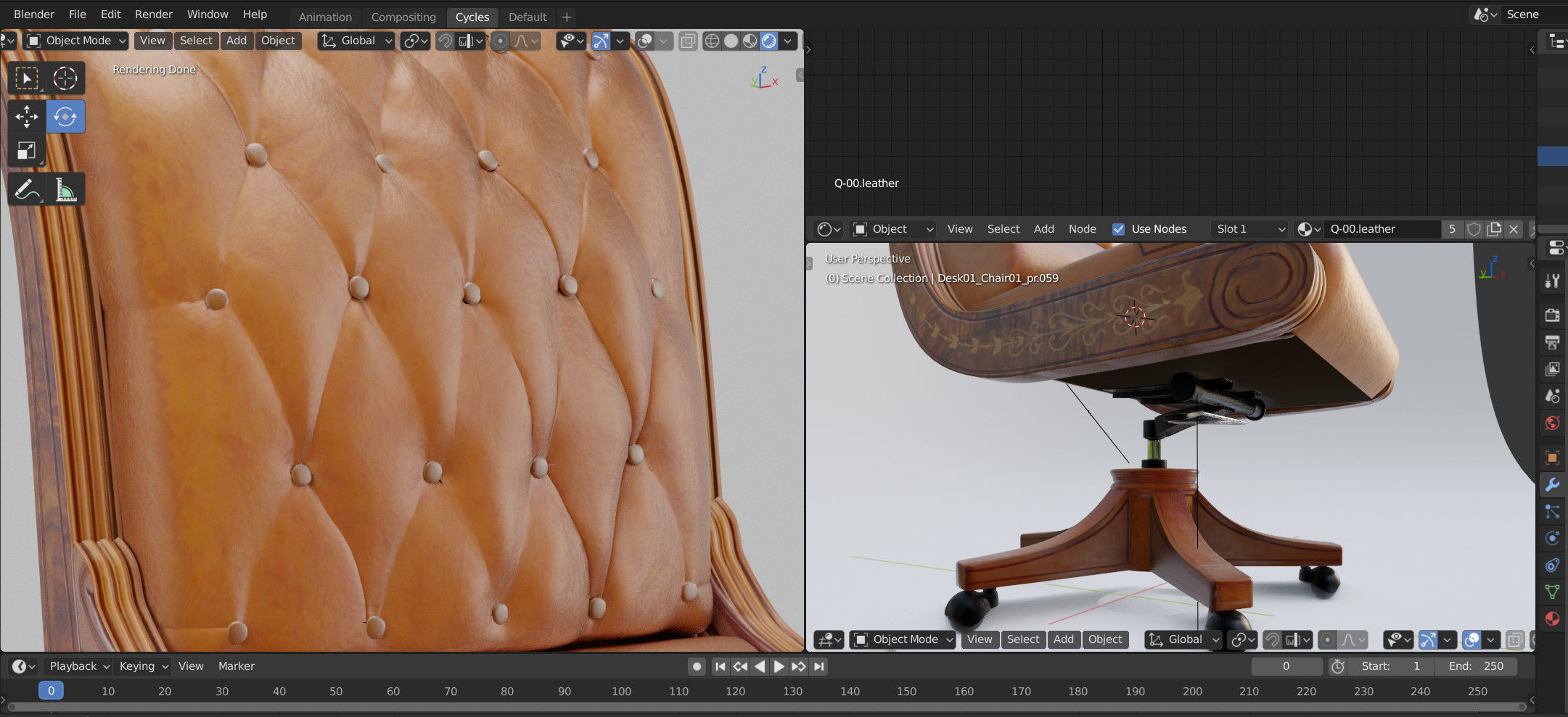 Classic Chair 3D model_5