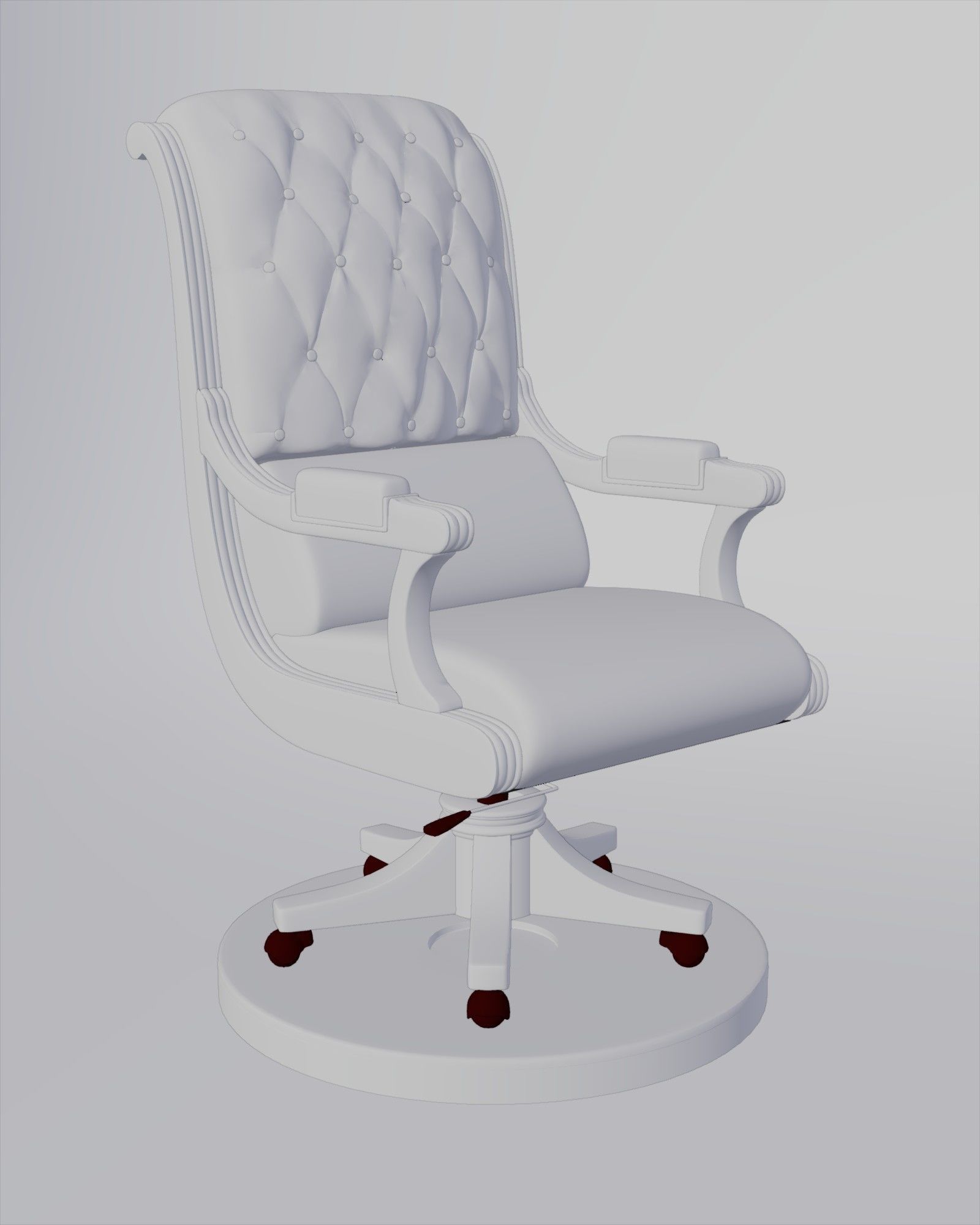 Classic Chair 3D model_2
