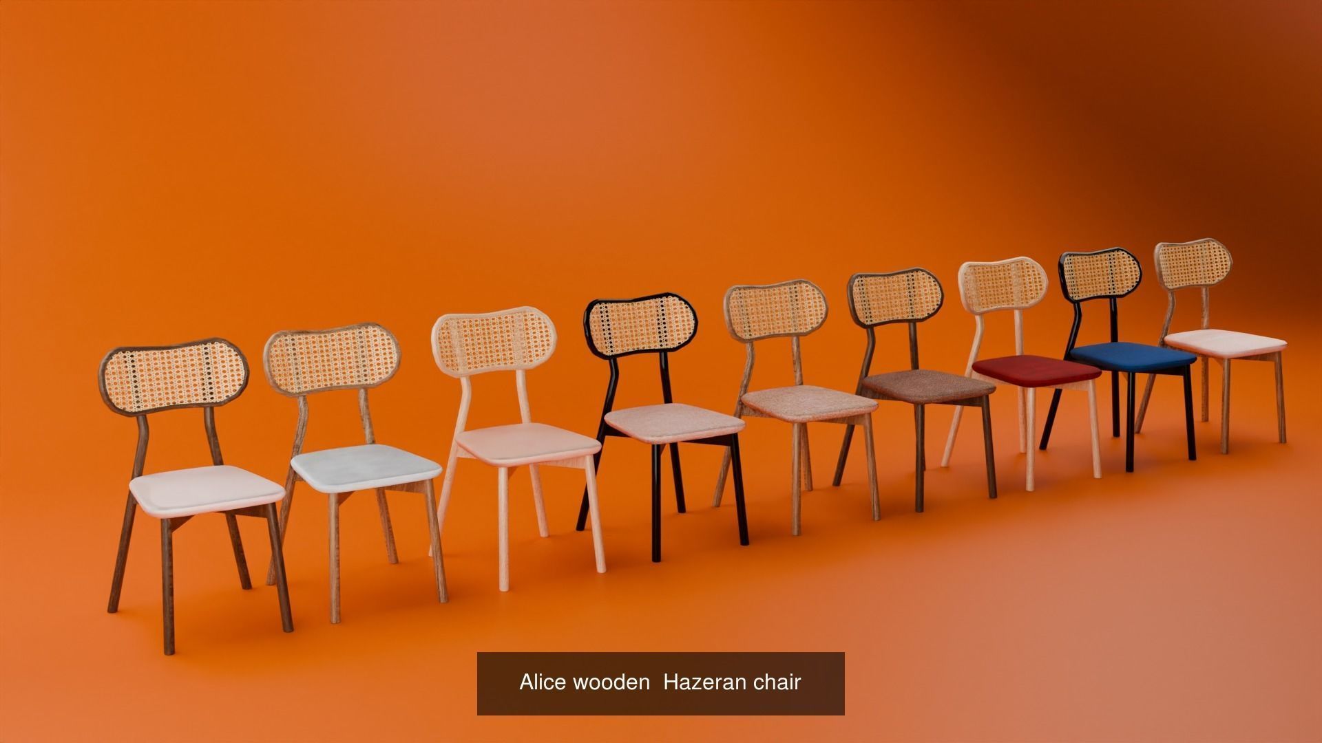 Chair pack 3d models VOLUME I 3D Model Collection_24