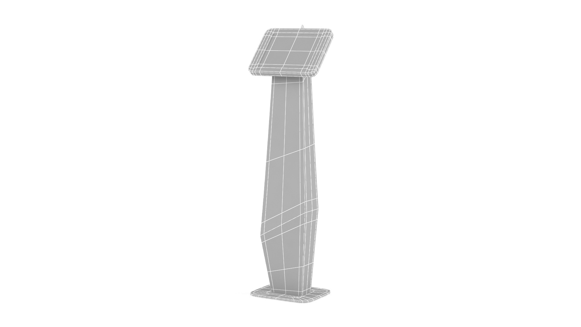 Electronic Kiosk 3D model_8