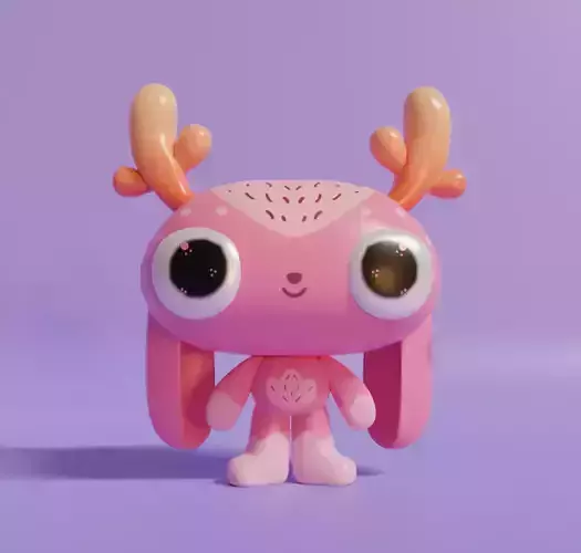 DeePink funko JellyKid  Free 3D model