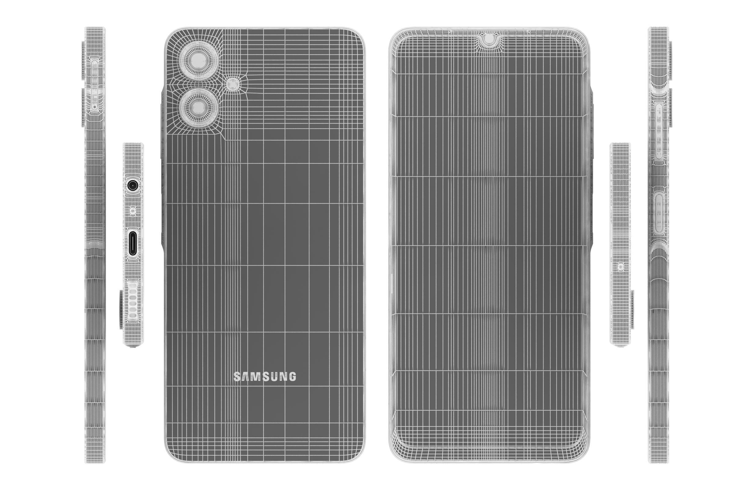 Samsung Galaxy A06 Light Blue 3D model_17