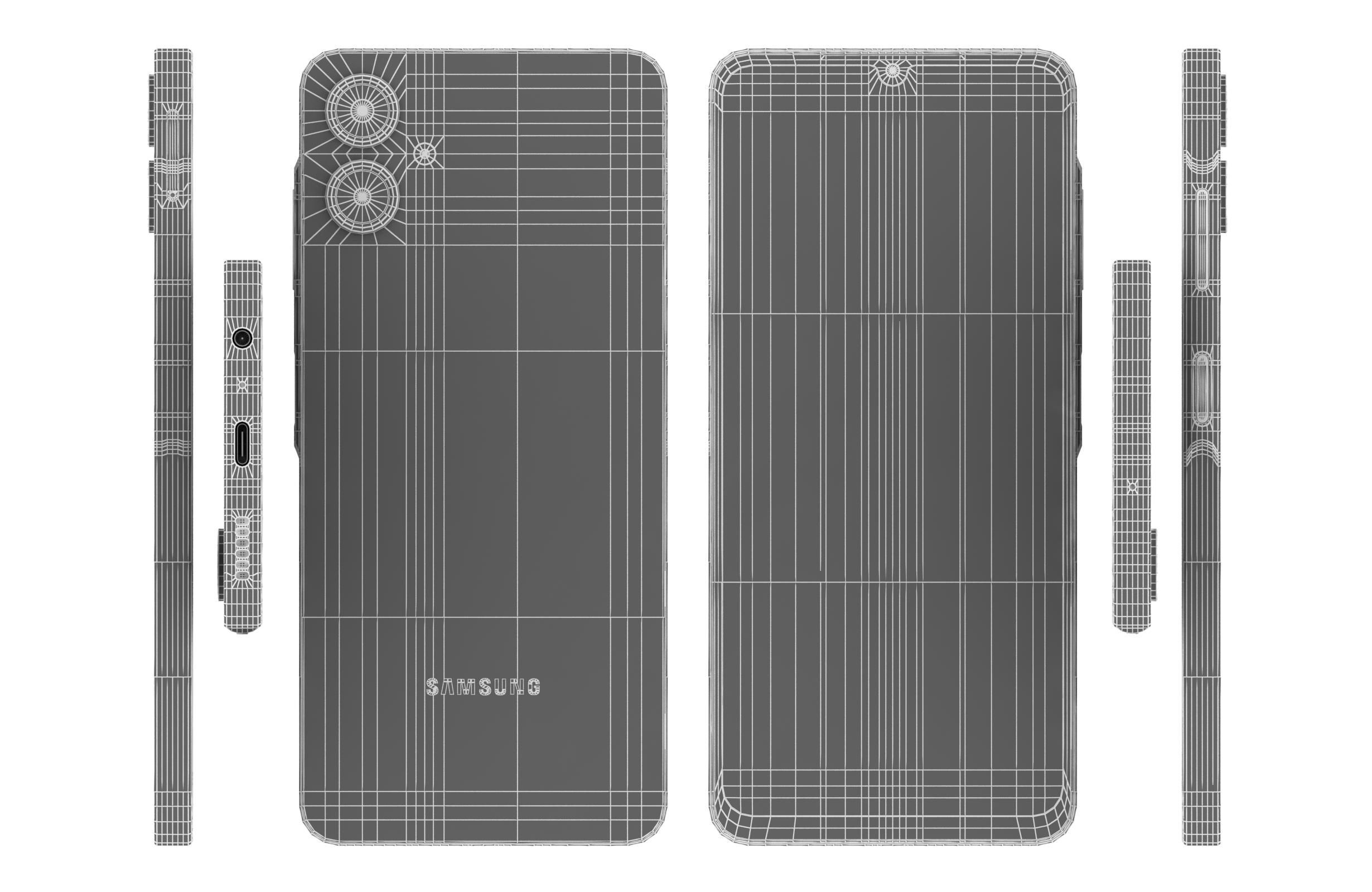 Samsung Galaxy A06 Light Blue 3D model_16