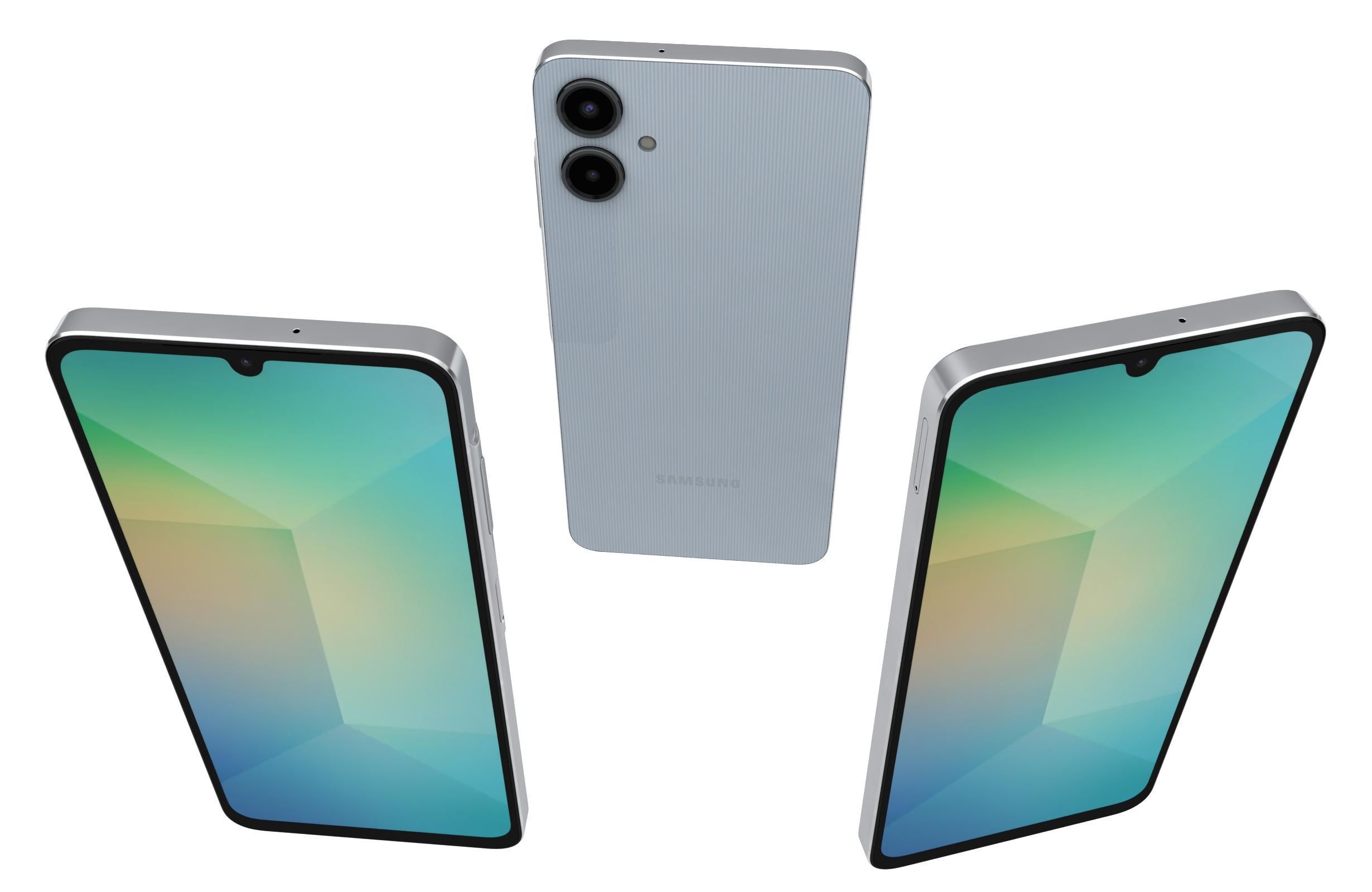 Samsung Galaxy A06 Light Blue 3D model_1