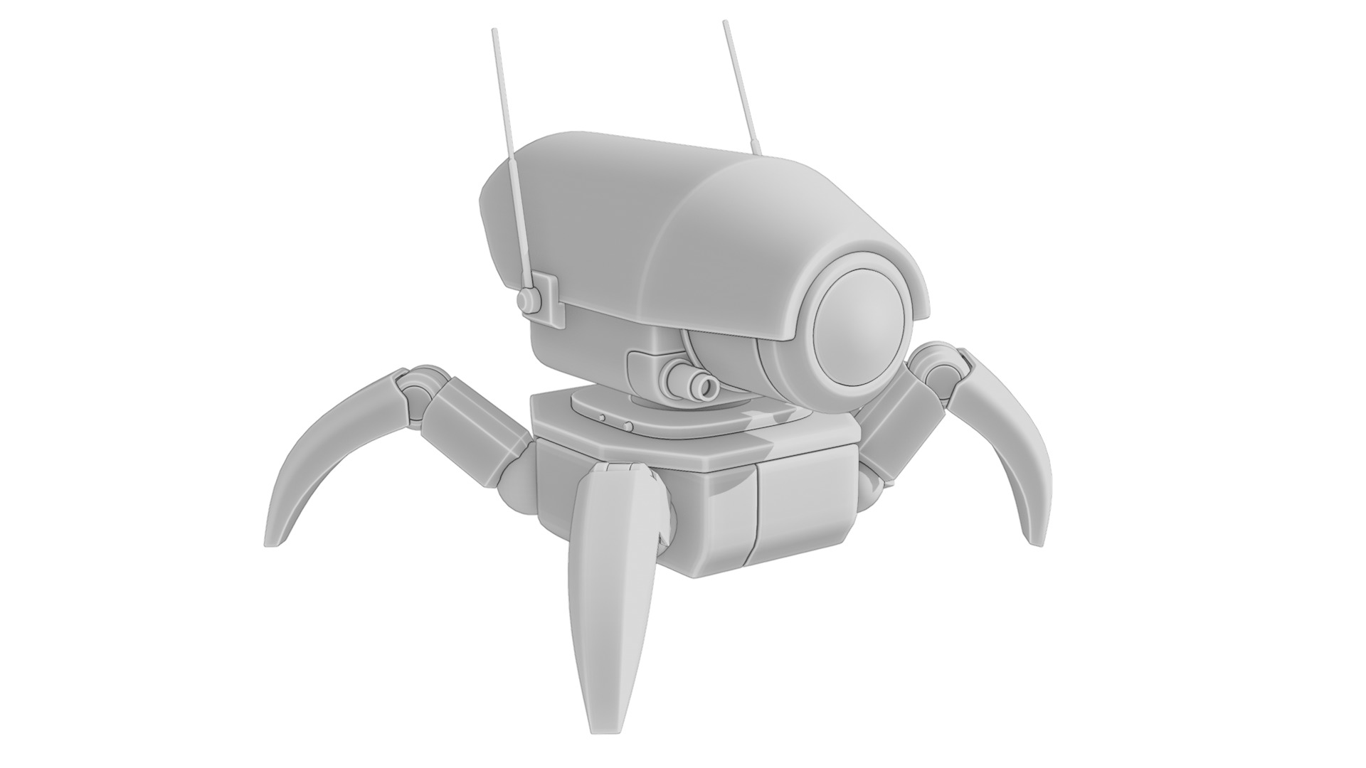 Sci-fi Robot 3D model_14