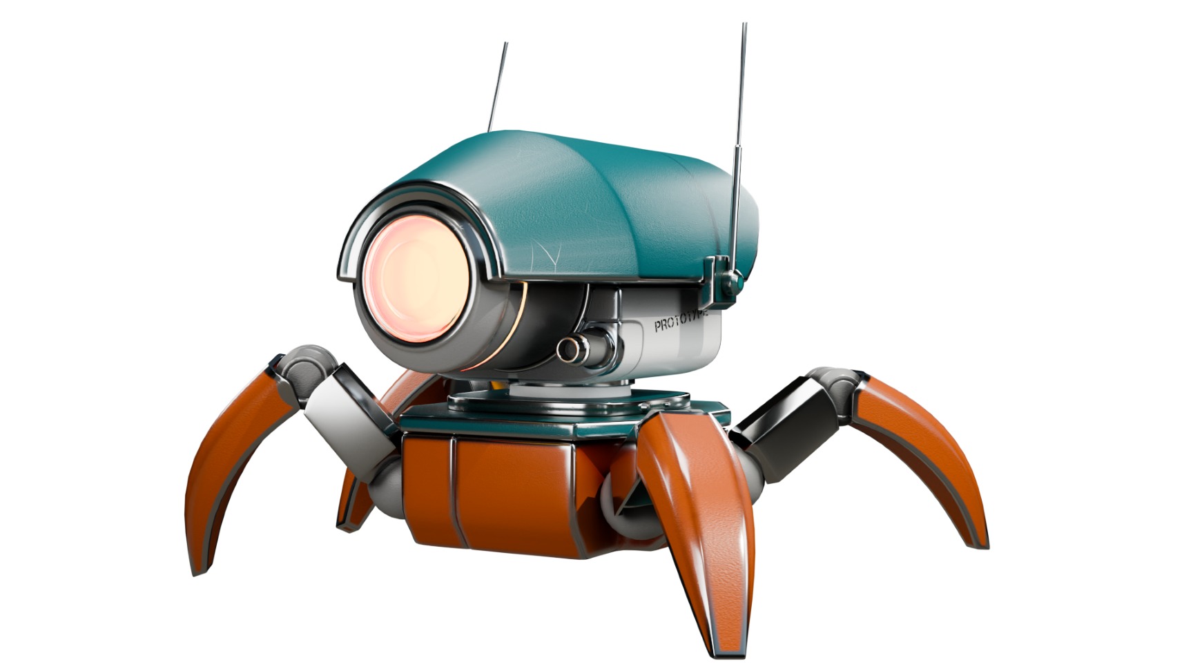 Sci-fi Robot 3D model_1