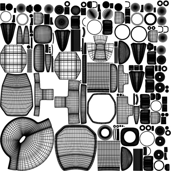 Sci-fi Robot 3D model_22