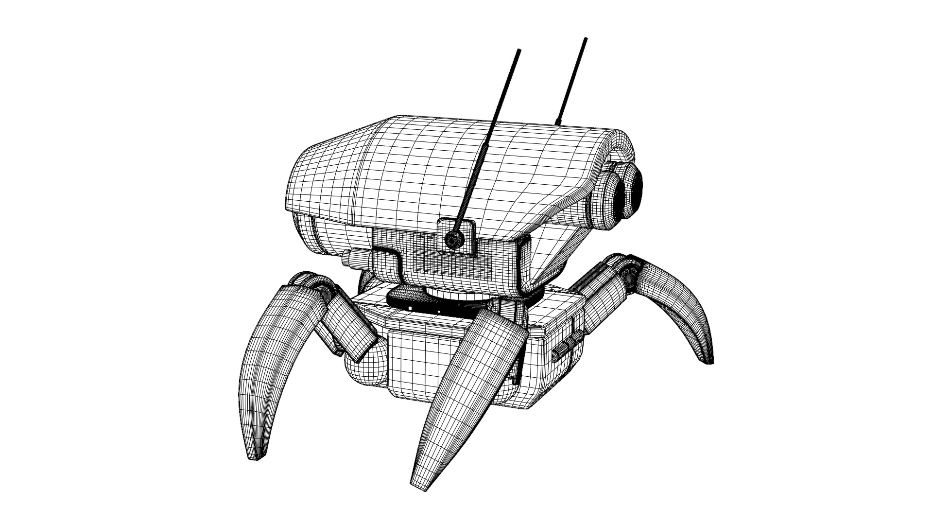 Sci-fi Robot 3D model_19