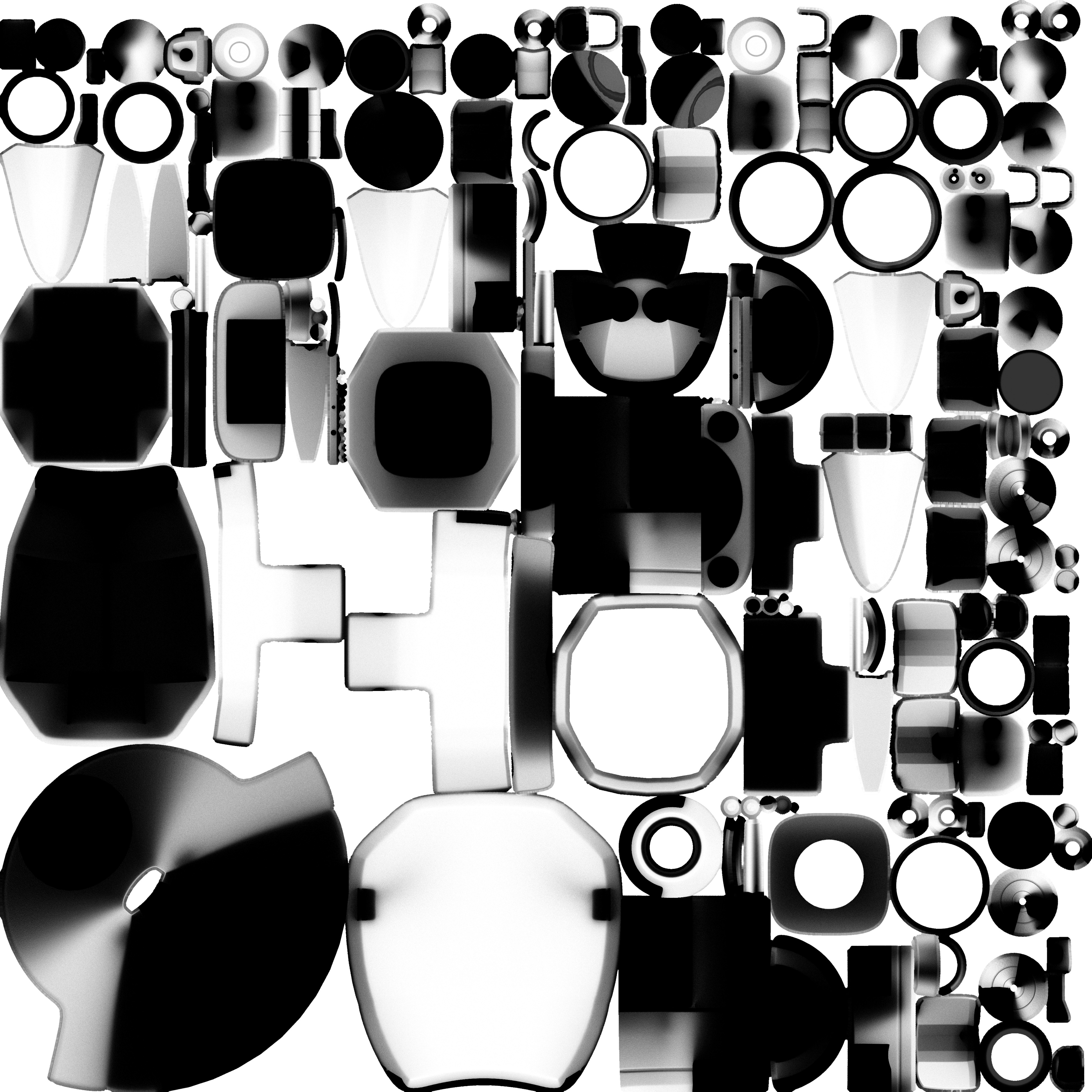 Sci-fi Robot 3D model_25