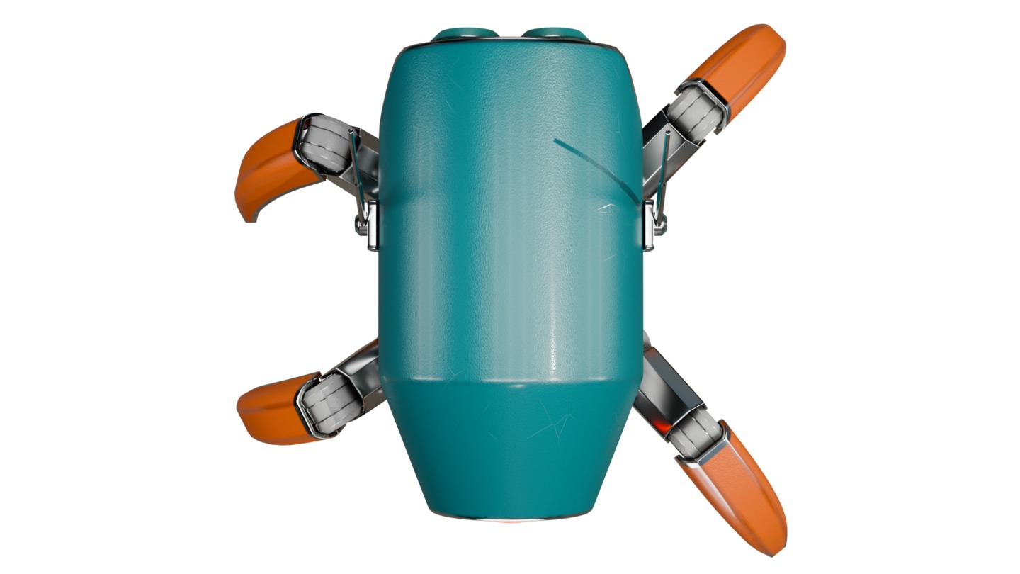 Sci-fi Robot 3D model_4