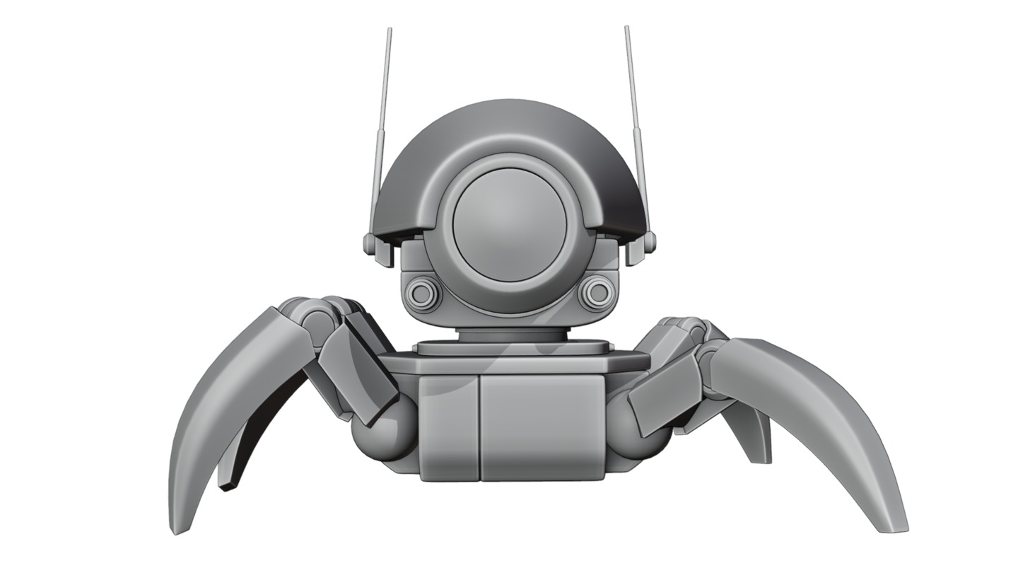 Sci-fi Robot 3D model_9