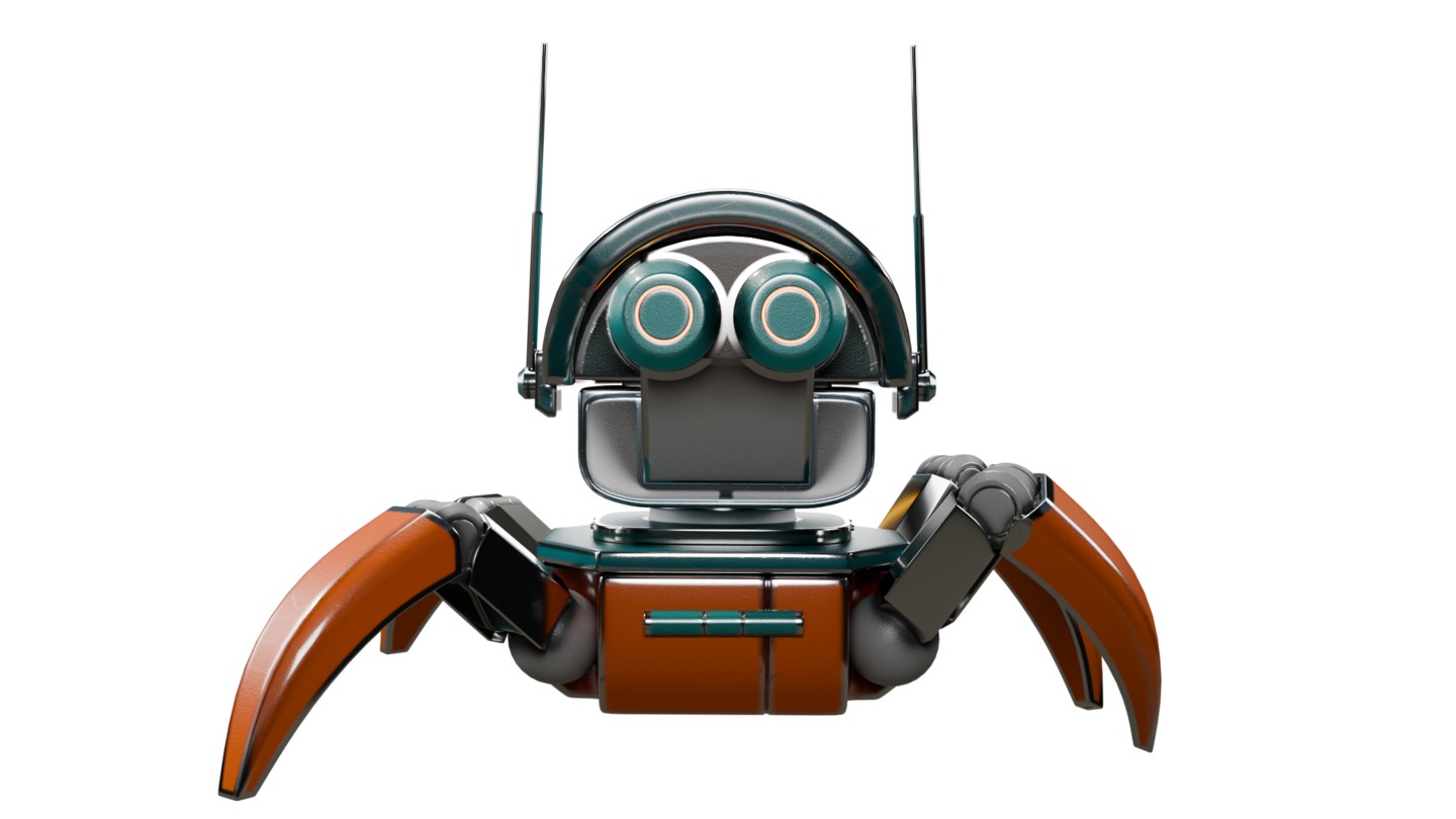 Sci-fi Robot 3D model_5