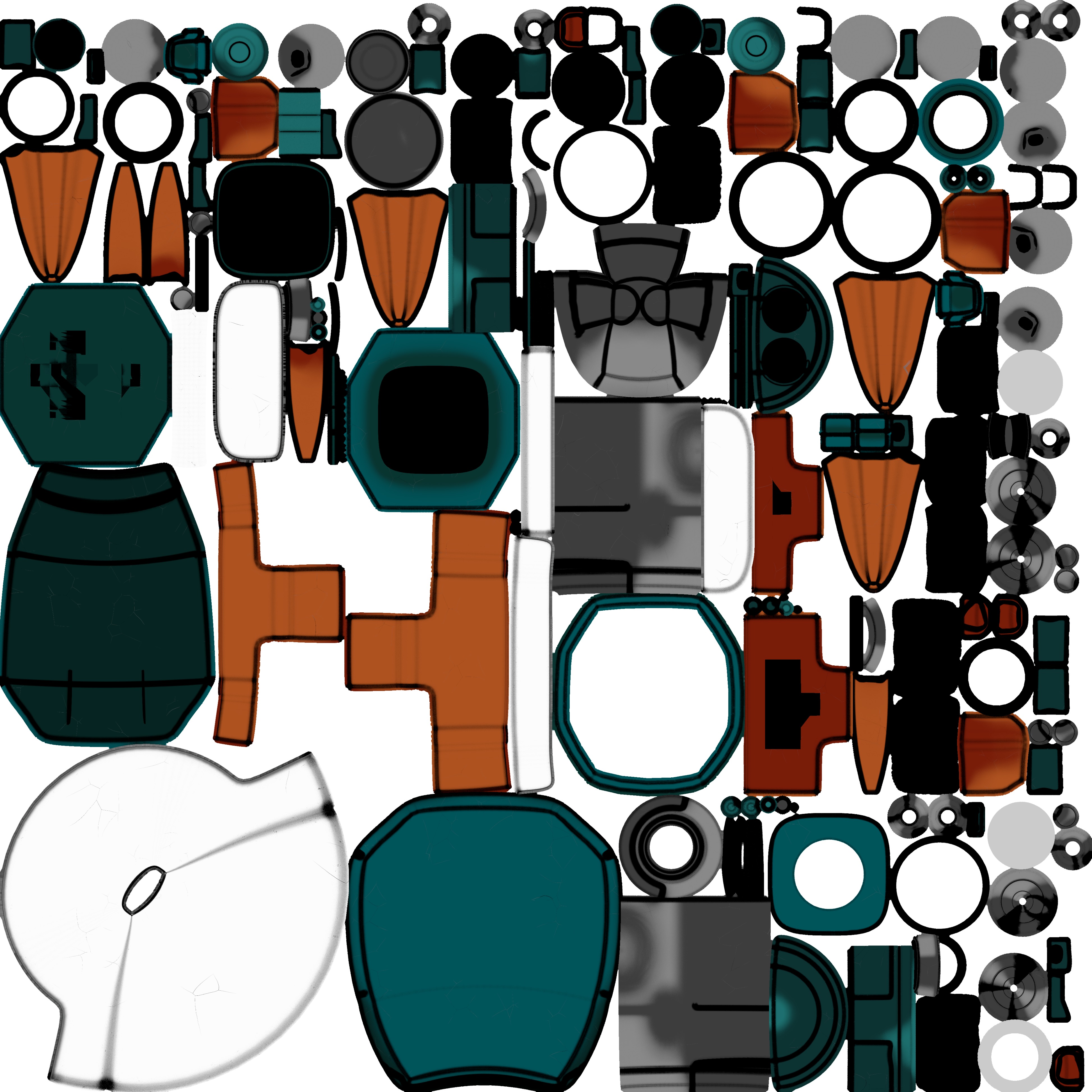 Sci-fi Robot 3D model_24