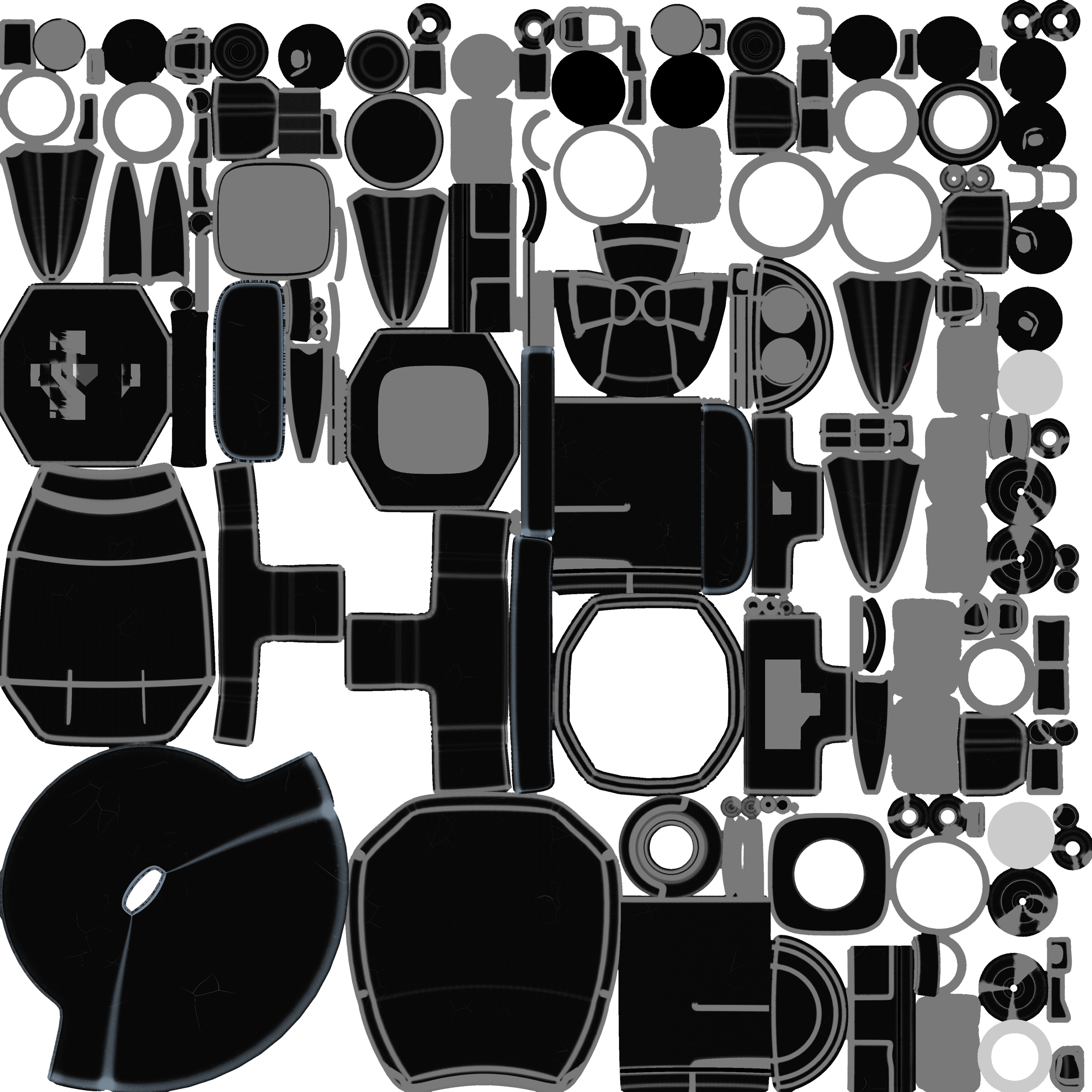 Sci-fi Robot 3D model_23